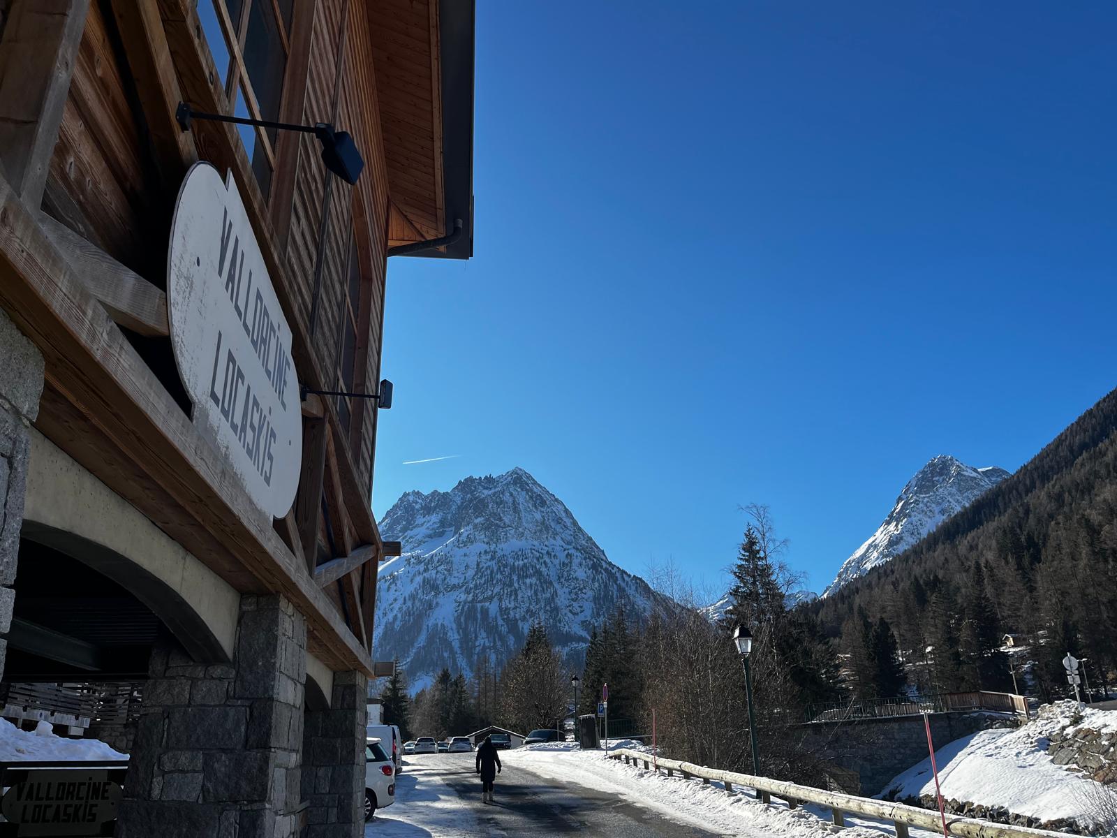 Vue du village de Vallorcine